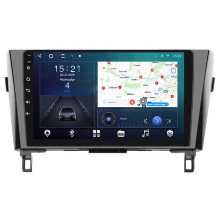Qashqai J11 (2013-2017) - Navigatie Nissan Qashqai J11 (2013-2017), Android 12, 4GB 64GB, SIM 4G, DSP, CarPlay si Android Auto Wi-fi, Youtube, Waze, ecran HD 10.1 Inch