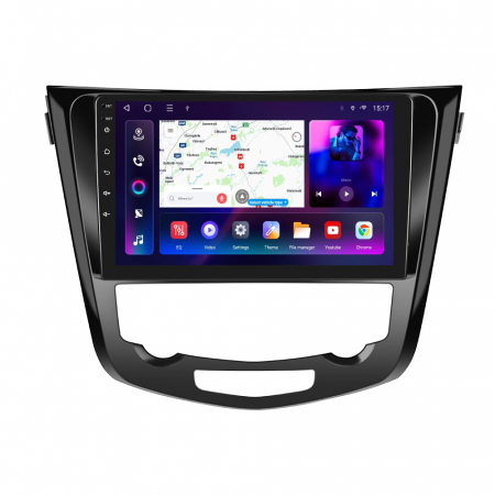NISSAN QASHQAI 2 J11 (2013-2017) - Navigatie NISSAN QASHQAI 2 J11 (2013-2017), Android 12, 4GB RAM 64GB,SLOT SIM 4G,  DSP, Carplay si Android auto, ecran 10.1 inch