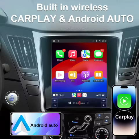 Navigatie Toyota RAV4 (2005-2013) Tip Tesla, Android 12, 4GB RAM 64GB, SLOT SIM 4G, DSP, CarPlay si Android Auto, ecran 9,7 inch [5]