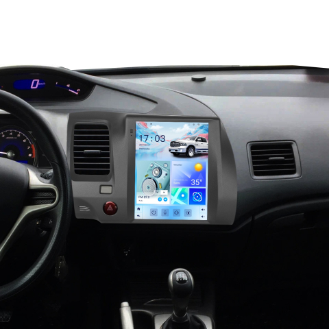 Navigatie Honda Civic (2004-2009) Tip Tesla, Android 12, 4GB RAM 64GB, SLOT SIM 4G, DSP, CarPlay si Android Auto, ecran 9,7 inch [3]