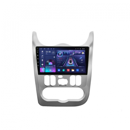 Dacia Sandero 1 (2008 – 2012) - Navigatie Dacia Logan 1 (2008-2013) Android 12, 2GB RAM 32GB ROM, CarPlay si Android Auto, DSP ecran 9 inch