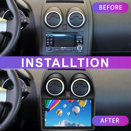 Navigatie Nissan Qashqai (2006-2013) cu Android 11, 2GB RAM 32 GB ROM ecran 9 Inch,Carplay si Android Auto [1]