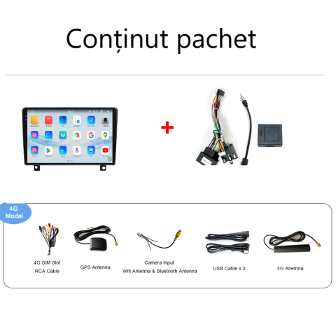 Navigatie Opel Astra H (2004-2014) Android 14, 12GB RAM, 256GB ROM, Ecran 9.33 inch 2K QLED [4]