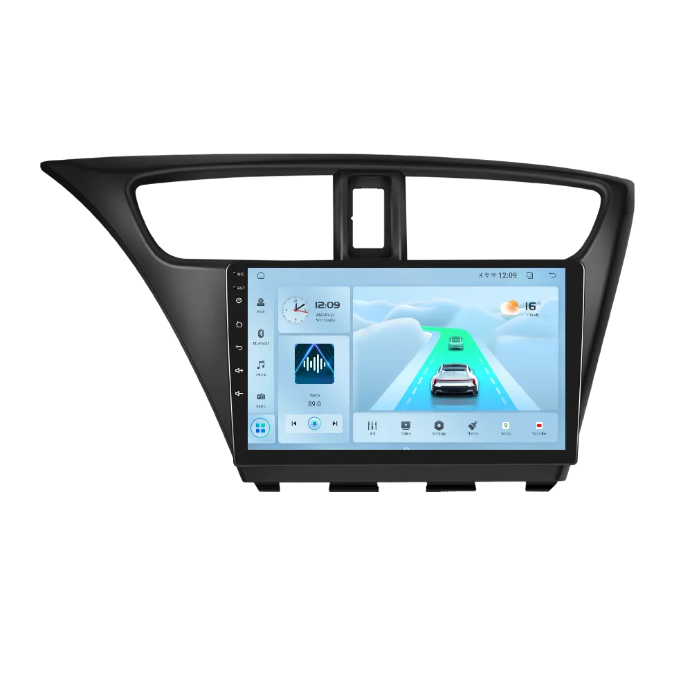 Honda Civic (2012-2017) - Navigatie Honda Civic (2012-2017), Android 12, 2GB RAM 32GB, DSP, Carplay si Android auto, ecran 9 inch