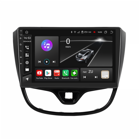 Navigatie Opel Karl (2017-2020) cu Android, 8GB RAM 128GB ROM, cu SLOT SIM 4G, DSP, ecran 10,1 Inch, Carplay si Android Auto [4]