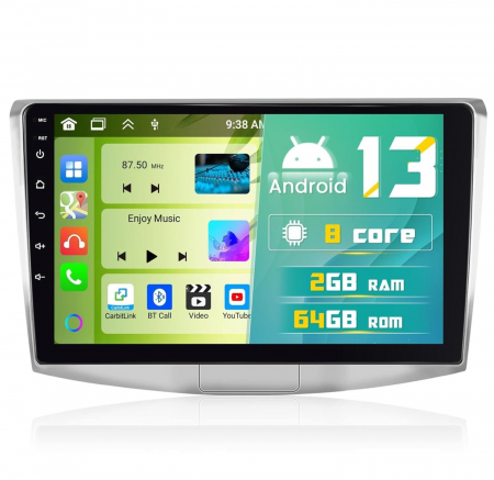 Passat B7 (2011-2015) - Navigatie Passat B6|B7|CC cu Android 2GB RAM 32GB ROM, Android 13, CarPlay si Android Auto Wi-fi, Youtube, Waze, ecran HD 10.1 Inch