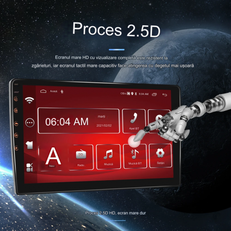 Navigatie Passat B6|B7|CC cu Android 11, Mirror Link, Wi-fi, Youtube, Waze, ecran HD 10.1 Inch [5]