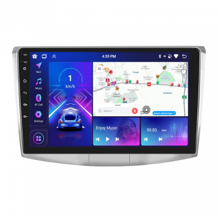 Passat B7 (2011-2015) - Navigatie Passat B6|B7|CC cu Android 13, 4GB RAM 64GB ROM, DSP, cu CarPlay si Android Auto Wi-fi, Youtube, Waze, ecran FHD 10.1 Inch