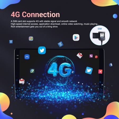 Navigatie Passat B6|B7|CC 2K QLED, 10.36 INCH, cu Android, 4GB RAM, DSP, SIM 4G,2.0 OCTA CORE, CarPlay si Android auto, Slot SIM 4G, MODEL PREMIUM [6]