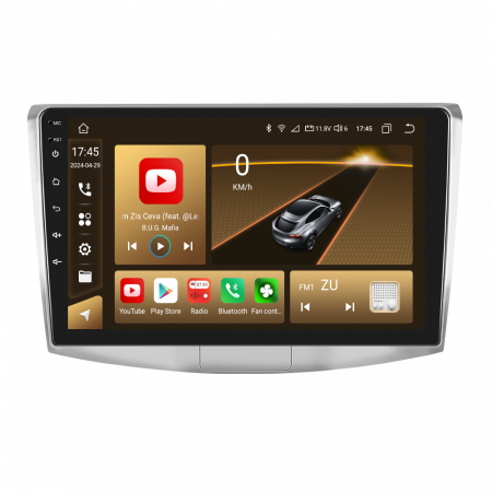 Passat B7 (2011-2015) - Navigatie Passat B6|B7|CC cu Android 12, 8GB RAM 128GB ROM, DSP, SIM 4G, cu CarPlay si Android Auto Wi-fi, Youtube, Waze, ecran FHD 10.1 Inch