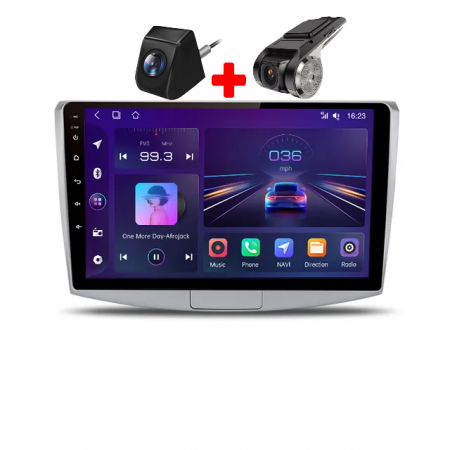 Passat B7 (2011-2015) - *PROMO* Navigatie Passat B6|B7|CC cu Android 12,DSP 2GB RAM 32GB ROM, Android 12, CarPlay si Android Auto Wi-fi, Youtube, Waze, ecran HD 10.1 Inch