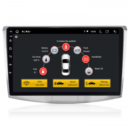 Navigatie Passat B6|B7|CC cu Android 12,DSP 8GB RAM 256GB ROM, SIM 4G CarPlay si Android Auto Wi-fi, Youtube, Waze, ecran HD 10.1 Inch [19]