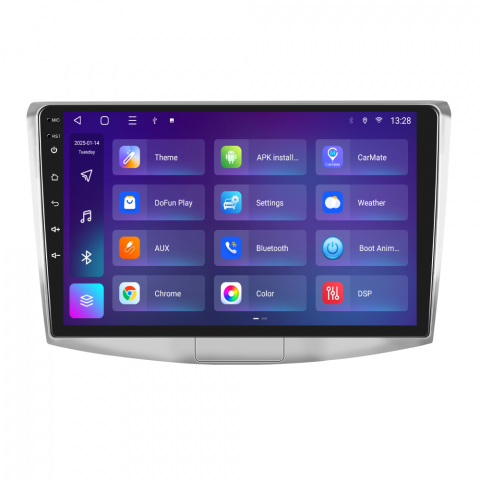 Navigatie Passat B6|B7|CC cu Android 2GB RAM 32GB ROM, Android 13, CarPlay si Android Auto Wi-fi, Youtube, Waze, ecran HD 10.1 Inch [2]