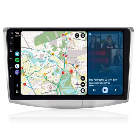 Navigatie Passat B6|B7|CC cu Android 2GB RAM 32GB ROM, Android 13, CarPlay si Android Auto Wi-fi, Youtube, Waze, ecran HD 10.1 Inch [6]