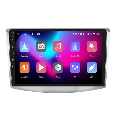 Navigatie Passat B6|B7|CC cu Android 13, 4GB RAM 64GB ROM, DSP, cu CarPlay si Android Auto Wi-fi, Youtube, Waze, ecran FHD 10.1 Inch [2]