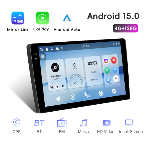 Navigație Android 15 dedicată VW Passat B6, B7 și CC cu ecran INCELL, 4GB RAM + 128GB stocare, CarPlay și Android Auto [3]