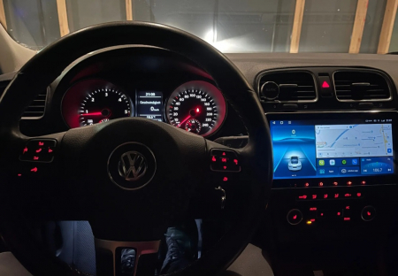Navigatie Golf 6 (2008-2016) 10.33 inch 1600x720P 2K QLED cu Android 12, DSP 4GB RAM 64GB ROM, CarPlay si Android Auto si SIM 4G, PREMIUM [6]