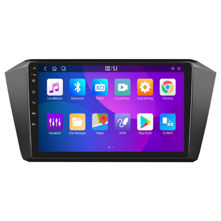 Navigatie Passat B8 (2015-2019) cu Android 12, 4GB RAM 64 GB ROM, SIM 4G, ecran 10.1 Inch,Carplay si Android Auto [2]
