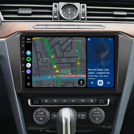 Navigatie Passat B8 (2015-2019) cu Android 12, 8GB RAM 256 GB ROM, SIM 4G, ecran 10.1 Inch,Carplay si Android Auto [10]