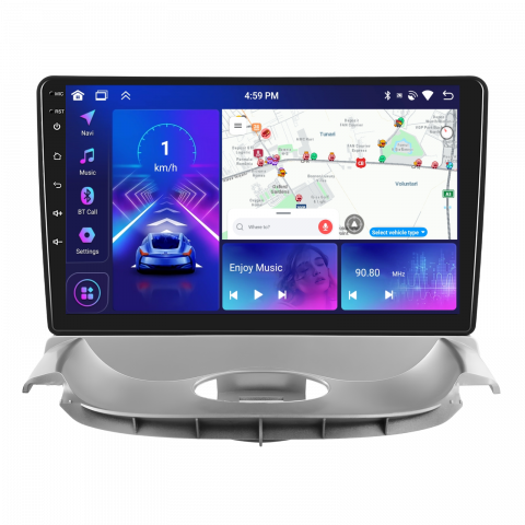 Peugeot 206 (2002-2010) - Navigatie Peugeot 206 (2004-2008) Citroen C2 (2006-2013) cu Android, 4GB RAM 64GB ROM, DSP, ecran 9 Inch,Carplay si Android Auto