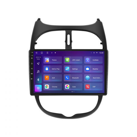 Navigatie Peugeot 206 Citroen C2 (2002-2010) OEM cu Android, 4GB RAM 64GB ROM, cu SOLT SIM 4G, DSP, ecran 9 Inch,Carplay si Android Auto [1]