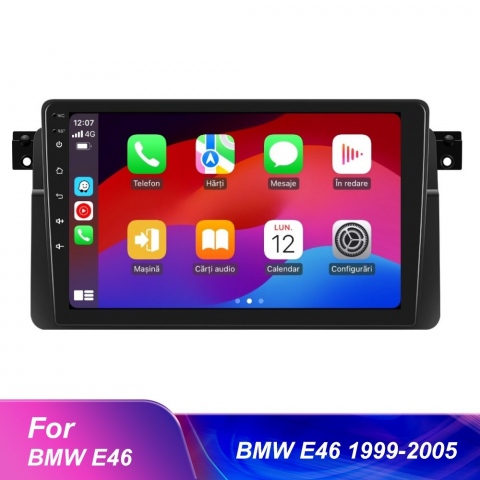 Navigatie BMW E46 (1998-2005) cu Android, 4GB RAM 64GB ROM, DSP, ecran 9 Inch, Carplay si Android Auto [2]