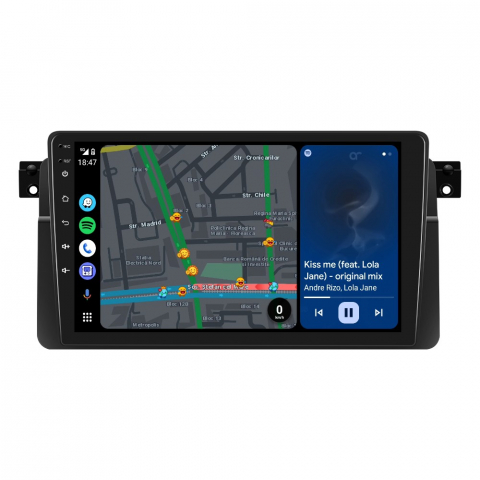 Navigatie BMW E46 (1998-2005) cu Android, 4GB RAM 64GB ROM, DSP, ecran 9 Inch, Carplay si Android Auto [5]
