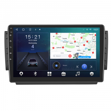 Peugeot 208-2008 (2012-2019) - Navigatie Peugeot 208-2008 (2012-2019), Android 12, 4GB RAM 64GB, SLOT SIM 4G, DSP, Carplay si Android auto, ecran 10.1 inch