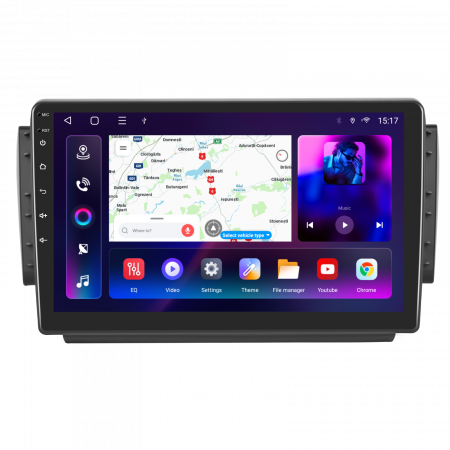 Peugeot 208-2008 (2012-2019) - Navigatie Peugeot 208-2008 (2012-2019), Android 12, 8GB RAM 128GB, SLOT SIM 4G, DSP, Carplay si Android auto, ecran 10.1 inch