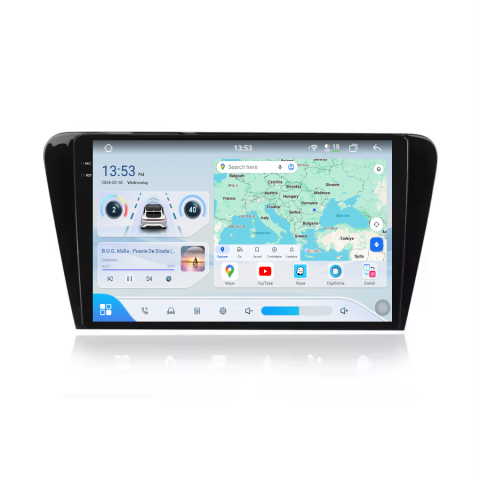 PROMOTII % - Navigatie Skoda Octavia 3 (2013-2018) Android 14, 12GB RAM, 256GB ROM, Ecran 10.33 inch 2K QLED