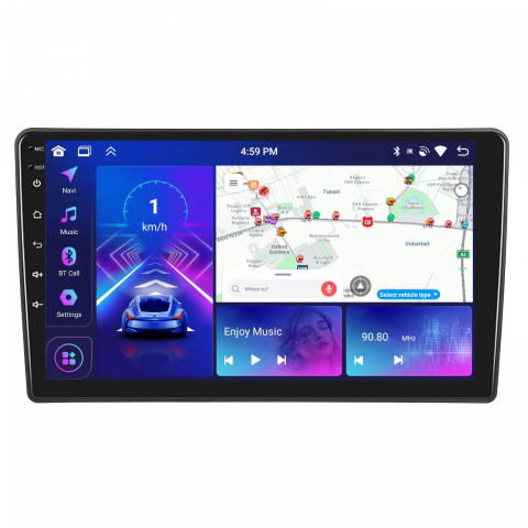 Peugeot 308 (2015-2018) - Navigatie Peugeot 308 308S (2015-2018) cu Android, 4GB RAM 64GB ROM, DSP, ecran 9 Inch,Carplay si Android Auto