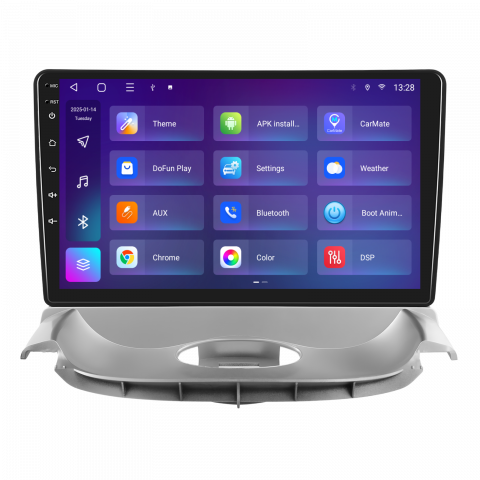 Navigatie Peugeot 206 (2004-2008) Citroen C2 (2006-2013) cu Android, 2GB RAM 32GB ROM, DSP, ecran 9 Inch,Carplay si Android Auto [2]