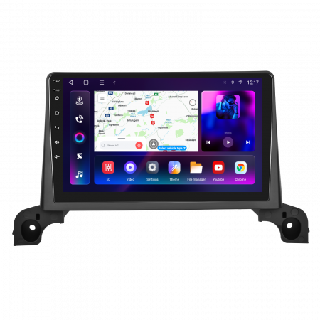 Peugeot 4008/5008 (2017-2019) - Navigatie Peugeot 4008/5008 (2017-2019), Android 12, 8GB RAM 128GB, SLOT SIM 4G, DSP, Carplay si Android auto, ecran 9 inch