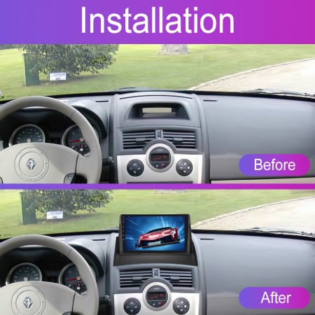Navigatie Renault Megane 2 (2001-2009), Display INCELL, Android 15, 4GB 128GB, DSP, CarPlay si Android Auto ecran 9 Inch [1]