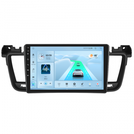 Peugeot 508 (2011-2018) - Navigatie Peugeot 508 (2012-2016) cu Android 12, 2GB RAM 32 GB, DSP, CarPlay si Android auto, ecran 9 Inch