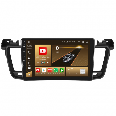 Peugeot 508 (2011-2018) - Navigatie Peugeot 508 (2012-2016) cu Android 12, 8GB RAM 128 GB, SLOT SIM 4G, DSP, CarPlay si Android Auto, ecran 9 inch