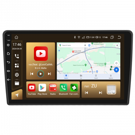 Navigatie Peugeot Partner (2008-2018), Android 12, 8GB RAM 128GB, SLOT SIM 4G, DSP, Carplay si Android auto, ecran 9 inch [5]