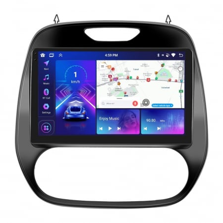 Captur (2015-2019) - Navigatie Renault Captur (2015-2019) Android 12, 4GB 64GB, Carplay si Android Auto, DSP, Ecran 9 inch