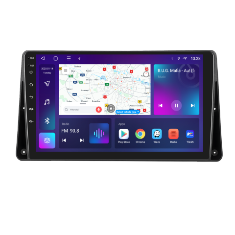 PROMOTII % - Navigatie Renault Kangoo (2013-2020) si Nissan NV250 (2013-2021), Android 13, 4GB RAM 64GB,SLOT SIM 4G, DSP, Carplay si Android auto, ecran 9 inch