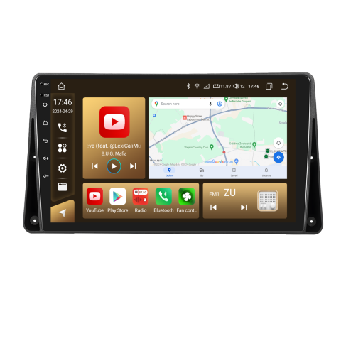 PROMOTII % - Navigatie Renault Kangoo (2013-2020) si Nissan NV250 (2013-2021), Android 13, 8GB RAM 128GB, SLOT SIM 4G, DSP, Carplay si Android auto, ecran 9 inch