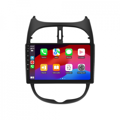 Peugeot 206 (2002-2010) - Navigatie Peugeot 206 Citroen C2 (2002-2010) OEM cu Android, 2GB RAM 32GB ROM, DSP, ecran 9 Inch,Carplay si Android Auto
