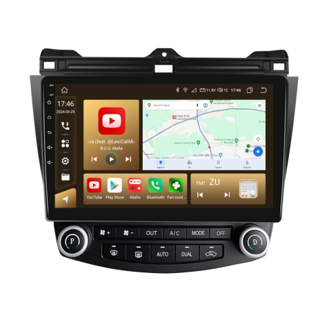 Honda Accord (2003-2007) - Navigație Honda Accord (2003-2007) cu Android, 8GB RAM 128GB ROM, cu SLOT SIM 4G, DSP, ecran 10 Inch,Carplay si Android Auto