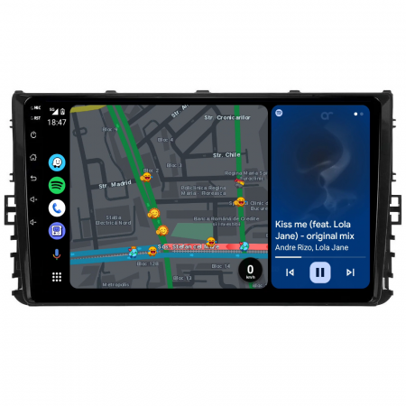 Navigatie Volkswagen T-ROC (2018-2022), Android 12, 2GB RAM 32GB, DSP, Carplay si Android auto, ecran 9 inch [3]