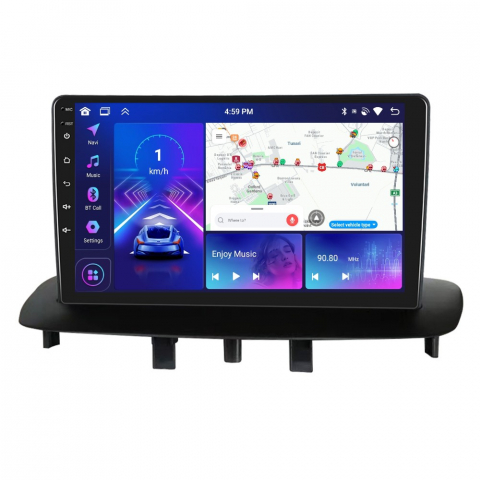 PROMOTII % - Navigatie Renault Megane 3 | Fluence (2009-2015) cu Android, 4 GB RAM 64 GB ROM, DSP, ecran 9 Inch,Carplay si Android Auto Wifi