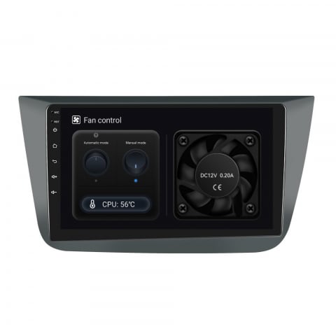 Navigatie Seat Altea (2004-2009) cu Android, 8GB RAM 128GB ROM, cu SLOT SIM 4G, DSP, ecran 9 Inch,Carplay si Android Auto [6]