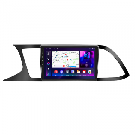 Seat Leon 3 (2013-2020) - Navigatie Seat Leon 3 (2013-2020) cu Android 12, 8GB RAM 128GB, SIM 4G. DSP, Carplay si Android Auto ecran 9 Inch