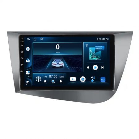 Navigatie Seat Leon MK2 (2005-2012), 4GB RAM 64GB Android 12, DSG, SIM 4G, Carplay si Android auto,ecran 9 Inch [2]
