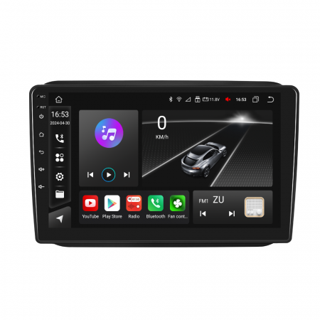 Fabia 2 (2007-2014) - Navigatie Skoda Fabia 2 (2007-2014) cu Android 12, 8GB RAM 128GB, SLOT SIM 4G, DSP, CarPlay si Android Auto, ecran 10 inch