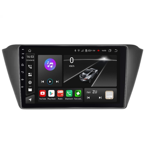 Navigatie Skoda Fabia 3 (2014-2021), Android 13, 8GB 128GB, DSP, SIM 4G, CarPlay si Android Auto ecran 10.1 Inch [2]
