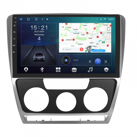 PROMOTII % - Navigatie Skoda Octavia 2 (2004-2013) cu Android 12, 4GB RAM 64 GB ROM SIM 4G, DSP, ecran 10.1 Inch,Carplay si Android Auto